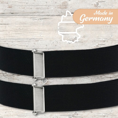Ärmelhalter Blusenraffer 2,5 cm breit verstellbar rot blau gestreift Fb 62 - 第 4/5 張圖片