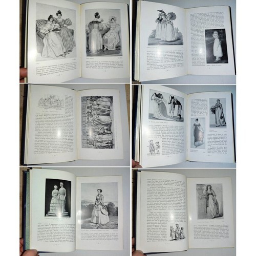 STORIA MODA Maschile e Femminile tra Settecento Ottocento ILLUSTRATA 3 tomi 1909 - Picture 15 of 24