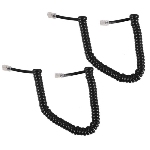 2 Pcs Cable Coiled Phone Cord for Landline Landlines Cords - Zdjęcie 5 z 12