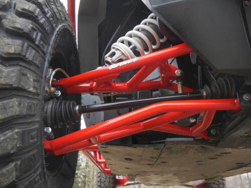 SuperATV High Clearance A Arms for Polaris RZR XP 1000 / 4 1000 - Red/2014-2023 - Picture 3 of 12
