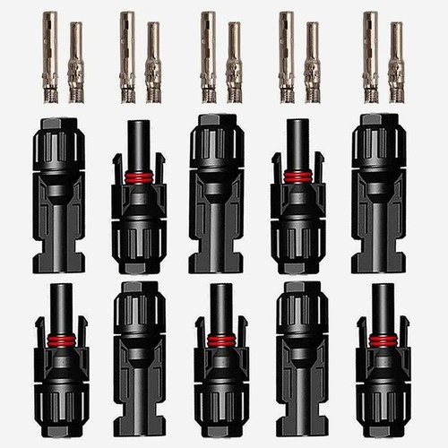 10/20Paar MC4 Solarstecker Stecker Wasserdicht Kabel Buchse Kupplung Solaranlage - Bild 3 von 18