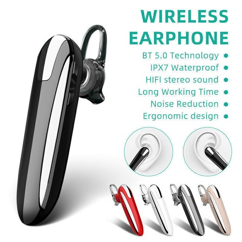 Noise Cancelling Headset Wireless Earpiece Driving Trucker Earbuds for Bluetooth - Picture 2 of 16