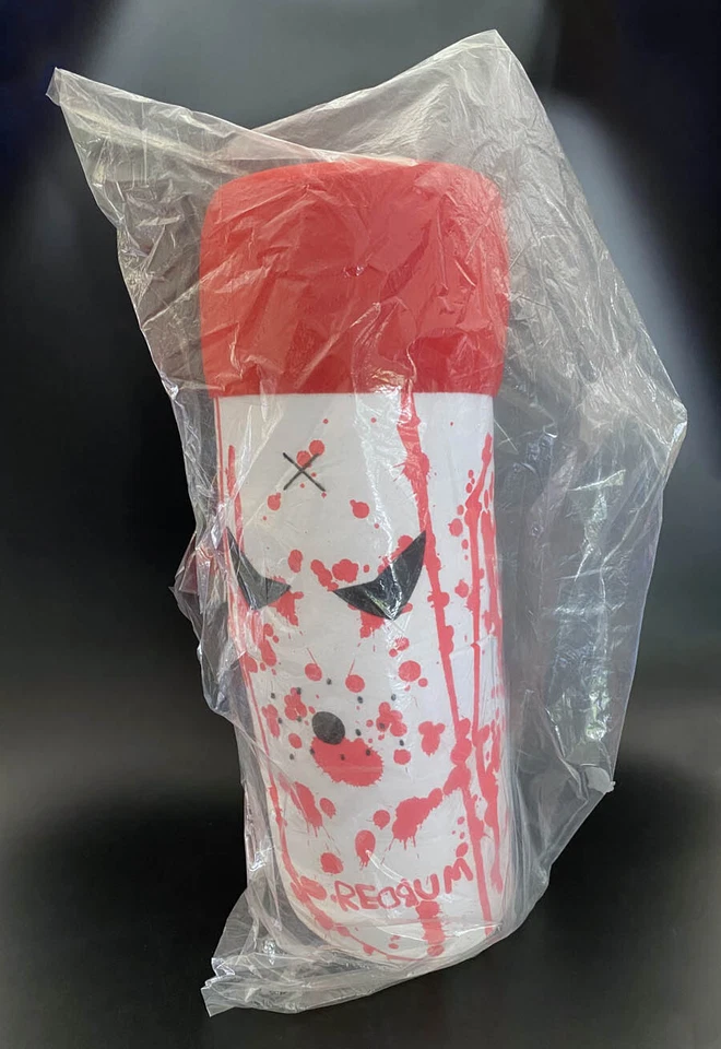 Frank Kozik SIGNED Kidrobot 25" 2007 Redrum Smokey Monger Plush AUTOGRAPHED NIP - Image 2 of 4