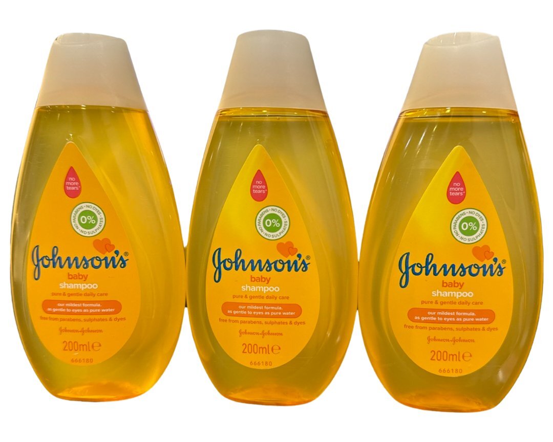Johnson's Baby Shampoo Pure & Gentle Daily Care 200 ml. 3-Pack