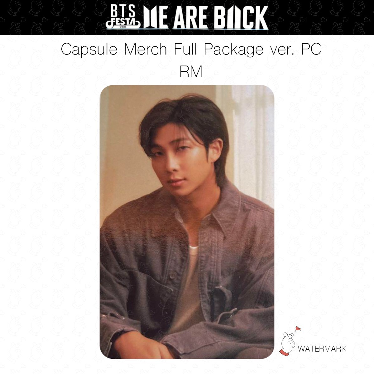 BTS 2025 FESTA ARMY ZONE限定 入場特典 未開封 PRE BTS FESTA 2025 ARMY ZONE / CAPSULE MERCH / 10K KRW BONUS