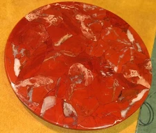 15"x15" red Agate Table, Coffee Table, Living Room decor Table, handmade Gifts