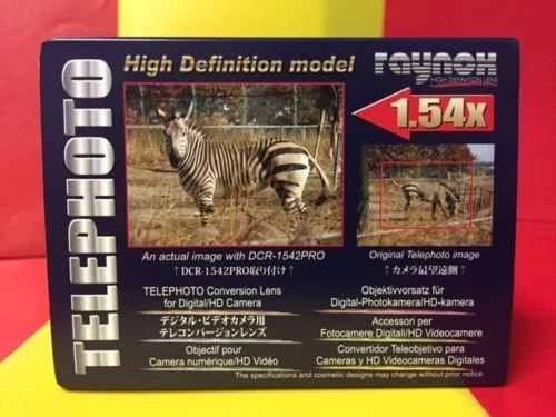 Raynox DCR-1541 1545 Telephoto Lens 4 Panasonic HDC-SD700/HS700K/TM700K/SDT750K - Image 4 of 4