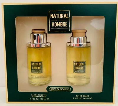 NATURAL HOMBRE DON ALGODON EAU TOILETTE 100 ml AFTER SHAVE 100 ml VINTAGE
