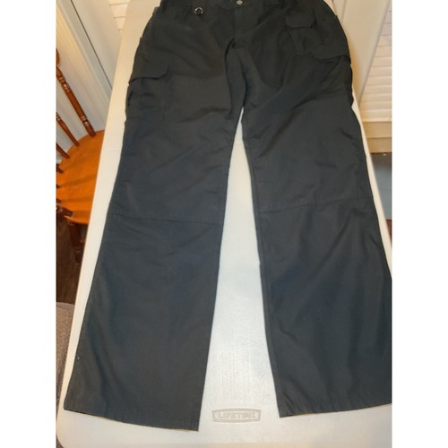 5.11 Tactical Cargo Pants Womens Black Outdoor Work Utility Size 14 Long