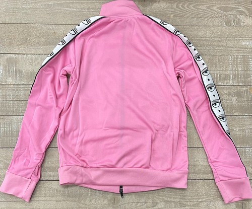 Chaqueta Chiara Ferragni años 80 nueva con etiquetas Logomania en rosa talla: mediana - Imagen 4 de 5