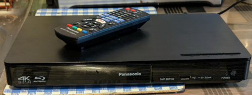 Panasonic DMP-BDT184 Blu ray player alles ok Mit Fernbedienung