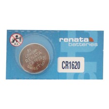 50-Pack CR1620 Renata 3 Volt Lithium Coin Cell Batteries