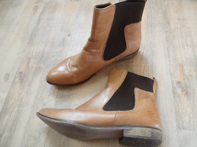 POST XCHANGE tolle Chelsea Boots beige 42 TOP KoS318