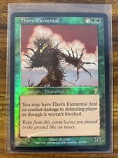 MTG✨THORN ELEMENTAL FOIL✨7th Edition NM RARE Creature 2001 rk Post Art UNPLAYED