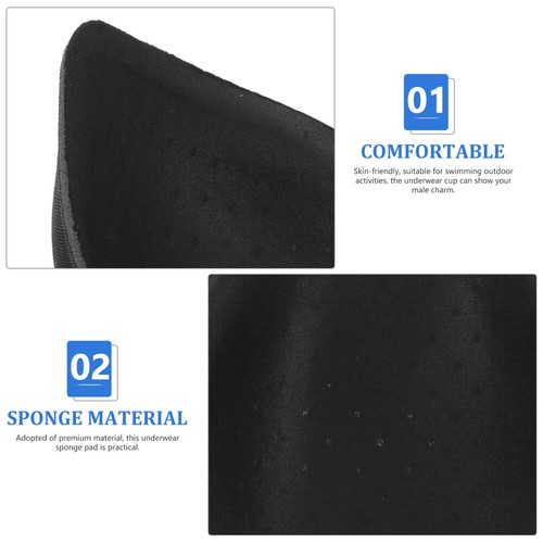 's Swim Briefs Sponge Pad Bulge 4pcs for Underwear - Picture 12 of 12
