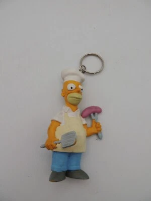 The Simpsons - Homer Simpsons - Porte Clé - 1991 - Matt Groening - Photo 1/4