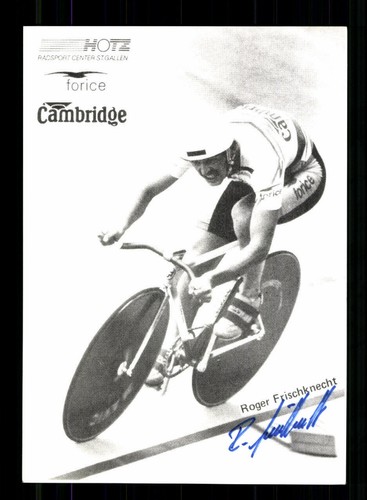 Roger Frischknecht Autogrammkarte Original Signiert Radfahren + A 241191
