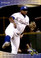 2018 Sugar Land Skeeters Grandstand #15 Jean Machi El Tigre Venezuela VZ Card