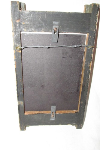 Antique Eastlake Aesthetic Gold Painted Composition Picture Frame 3 3/4" x5 1/2" - Picture 3 of 3