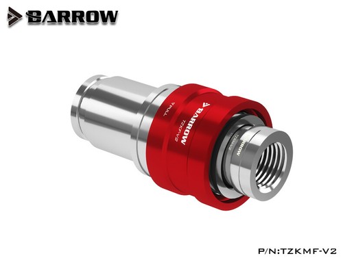 Barrow G1/4" Male to Female/Quick Cut off Water Valve Stop Sealing Water Cooling - 第 6/12 張圖片