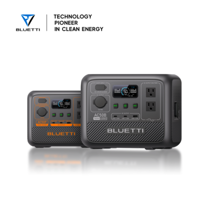 BLUETTI AC50B/AC50P 700W 443Wh/504Wh Portable Power Station for