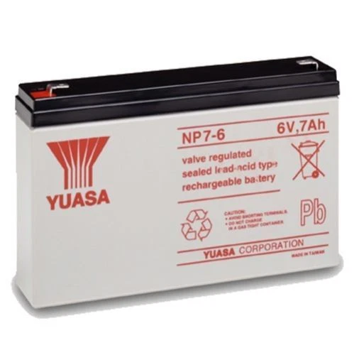 GENUINE YUASA 6V 7ah 7.5ah Battery Toy Car Peg Perego Injusa Feber