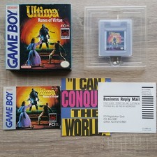 Thumbnail of ebay&reg; auction 376004767149 | Ultima Runes of Virtue in OVP mit Anleitung Nintendo Gameboy Classic Englisch