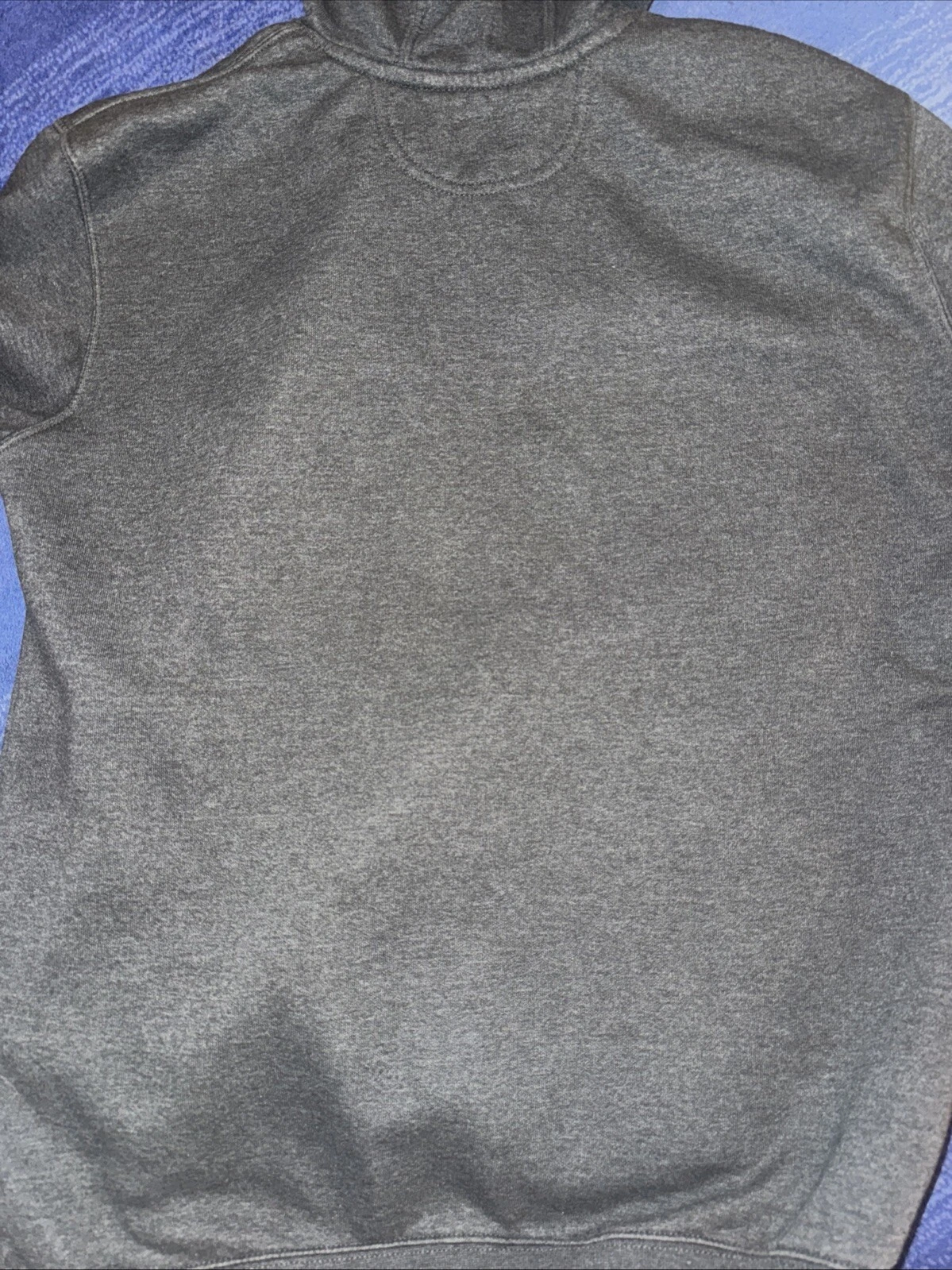 VETEMENTS Carhartt Felpa con Cappuccio Uomo Grande Alta Grigio Verde Lime Pile Felpa da Lavoro