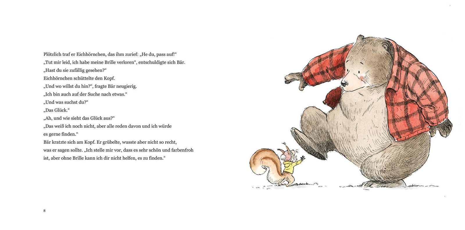 Thumbnail - Der Bär Und Das Glücksgeheimnis Eulàlia Canal Buch 56 S. Deutsch 2023