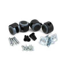 Universal Möbelrollen Gummirollen Lenkrollen Laufrollen Bodenschutz Rollen