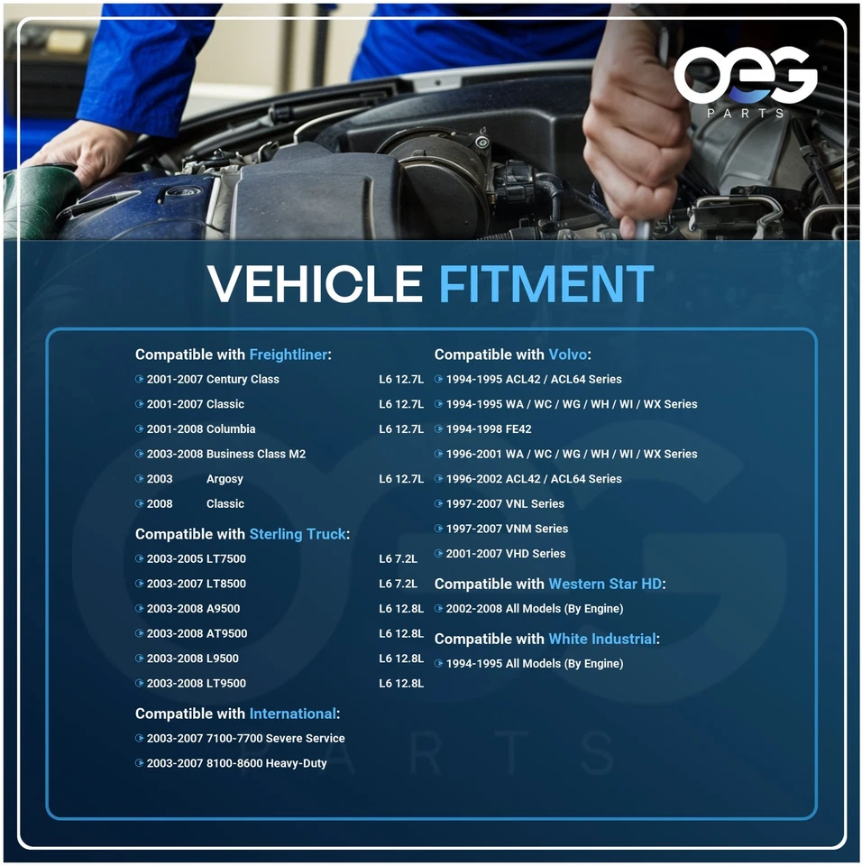 Nuevo arranque 12V compatible con Freightliner Century Class, clásico 12,7 L 2001-2007 8300084 Foto 4 de 4