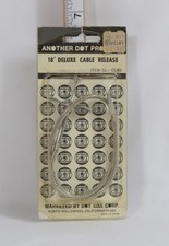 Vintage Shutter Release Cable 18" DOT Deluxe DL-0140 Braided JAPAN. NOS. UNUSED