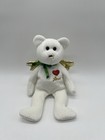 Ty Beanie Baby Gift the white Love Angel Bear Plush Stuffed Animal Toy 2004