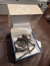 Motorcycle Pocket Watch NIB With Chain Box