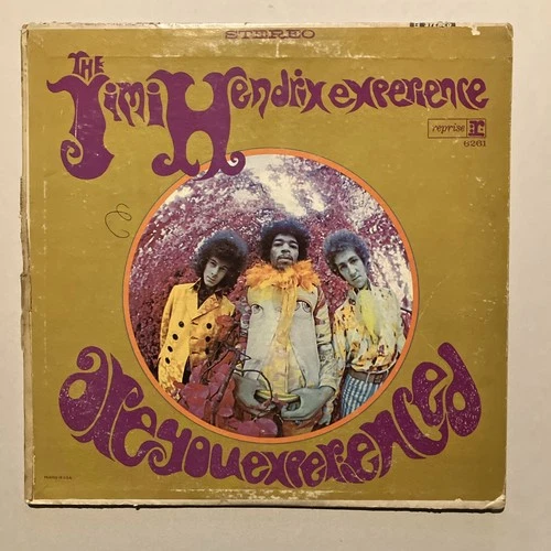Jimi Hendrix Experience Are You Experienced Vinyl LP Record 1967 Tri-color Label