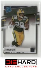 2020 Chronicles #RR-AD AJ Dillon Clearly Donruss Rated Rookies Packers