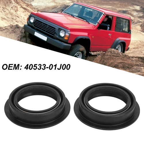 2pcs Front Inner Axle Seal 40533‑01J00 Rubber Black Part For Y60 Y61 - Picture 3 of 12