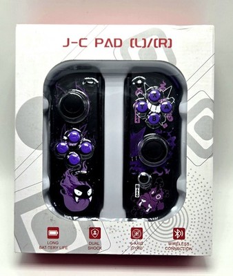 Unbranded J-C Pad For N- Swtch 1, Left And Right Joy Con-X. Purple & Black New 