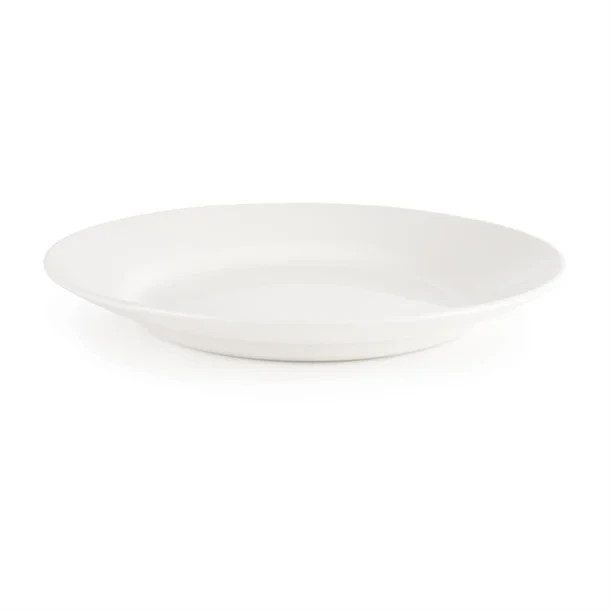 Churchill mediterraner Teller Whiteware Porzellan rund weiß 254 mm - 10"