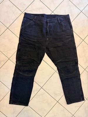 Herren Jeans G-Star Schwarz, W40L32 3D Relaxed 5620