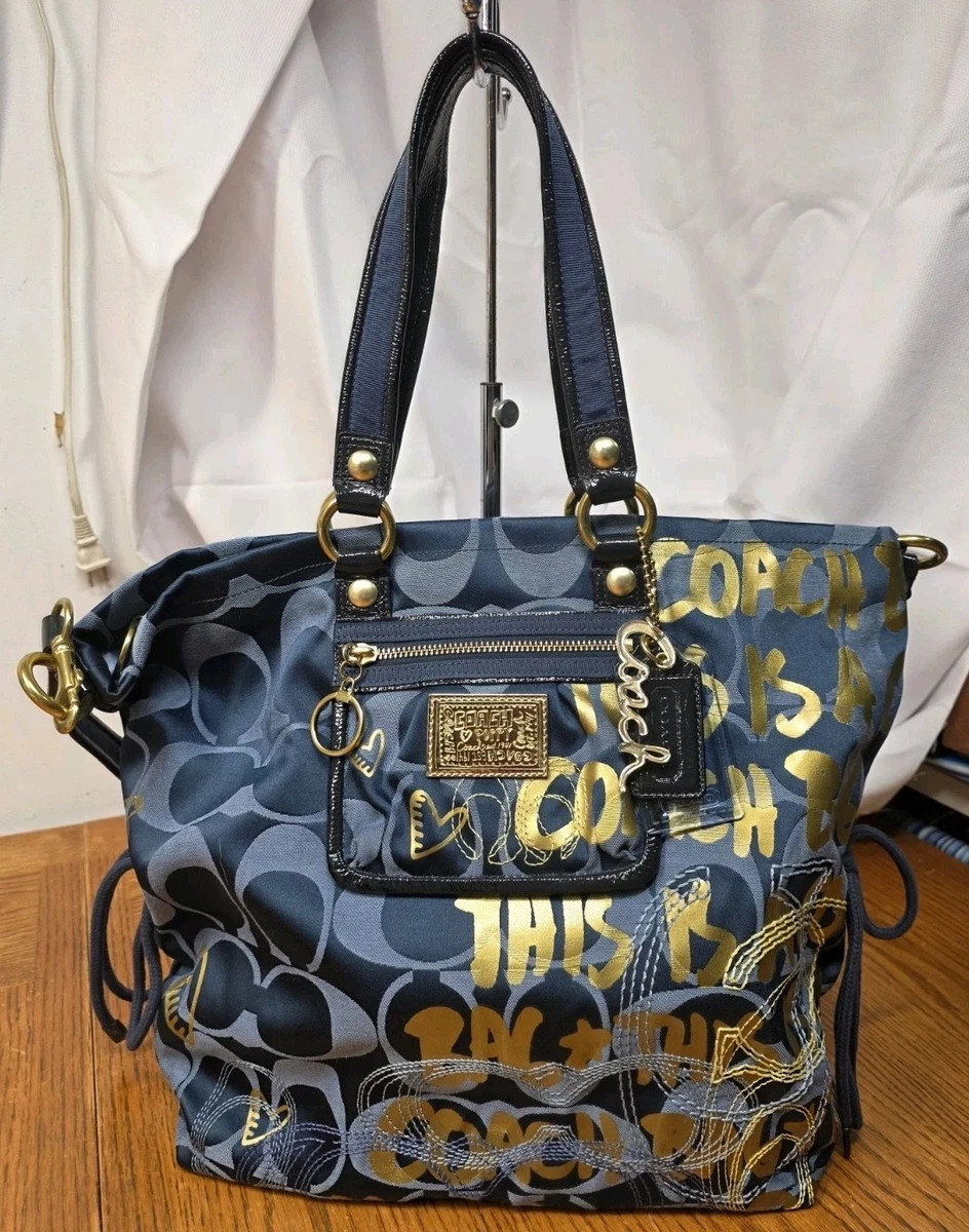 Coach Gold Poppy Handbag for sale | eBay