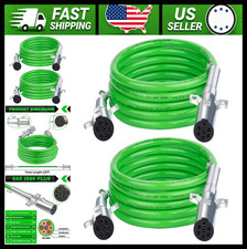 Cheemuii 2 Pack 7 Way Trailer Cord 15 Ft Heavy Duty Power Cable