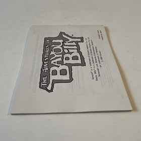 Notice Seule &ndash; The Adventures of Bayou Billy &ndash; Nintendo NES PAL - FRA - TBE