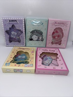 Sanrio Set of 5 Liquid Glitter Phone Grippers Pochacco Hangyodon Hello Kit
