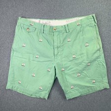 Polo Ralph Lauren Chino Slim Fit Shorts Mens 38 Sailboat Embroidery Golf Preppy