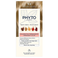 Image of Phyto Permanent Color 9.8 Very Light Beige Blonde Ultra Shine Botanical Pigments