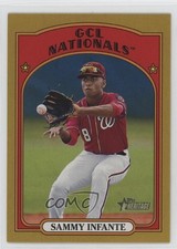 2021 Topps Heritage Minor League Edition Gold Border 12/18 Sammy Infante #87 h3r