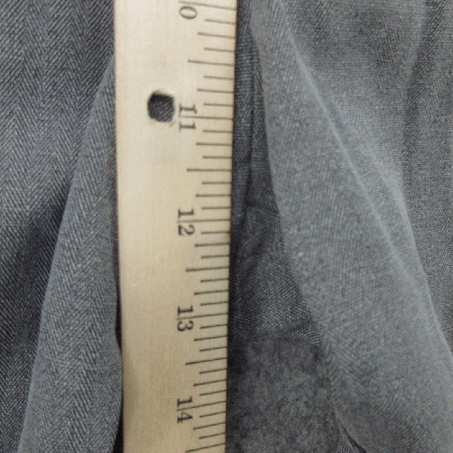 Tommy Bahama Pants Mens 35x31 Gray Havana Herringbone Silk Cotton Dress Pleated