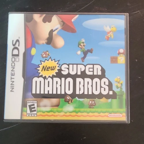 Nintendo New Super Mario Bros. Nintendo DS Manual Case Cartridge 2006