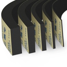Rubber Self Adhesive Sponge Seal Strip Single Sided Adhesive EVA Black Foam